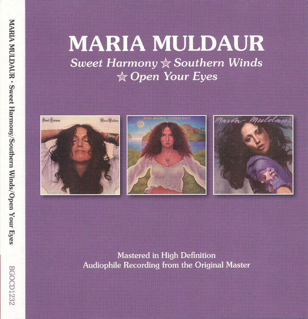 Maria Muldaur : Sweet Harmony / Southern Winds / Open Your Eyes (2xCD, Comp, RM, 3 i)