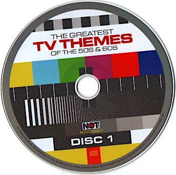 Various : The Greatest TV Themes Of The 50s & 60s (2xCD, Comp)