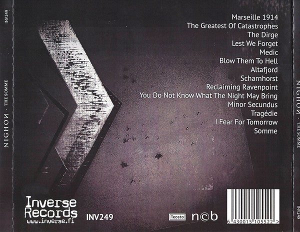 Nighon : The Somme (CD, Album)