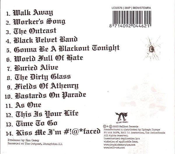 Dropkick Murphys : Blackout (CD, Album, Dig)