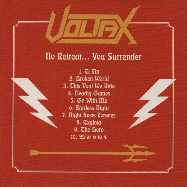 Voltax : No Retreat... You Surrender (CD, Album)
