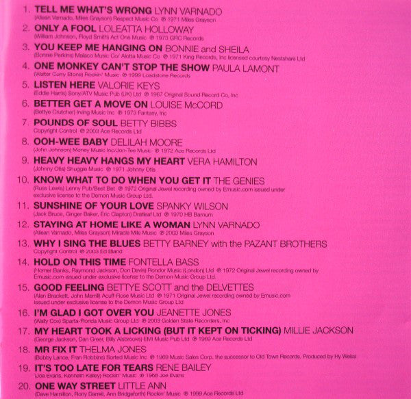 Various : Funk Soul Sisters. (CD, Comp)