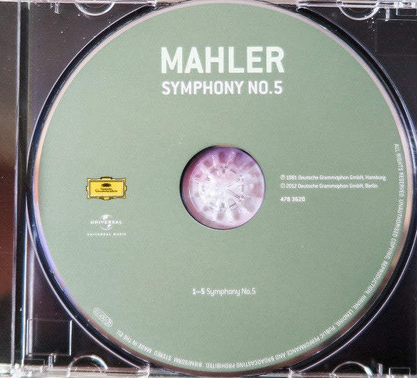 Gustav Mahler, Chicago Symphony Orchestra, Claudio Abbado : Symphony No. 5 (CD, RE)