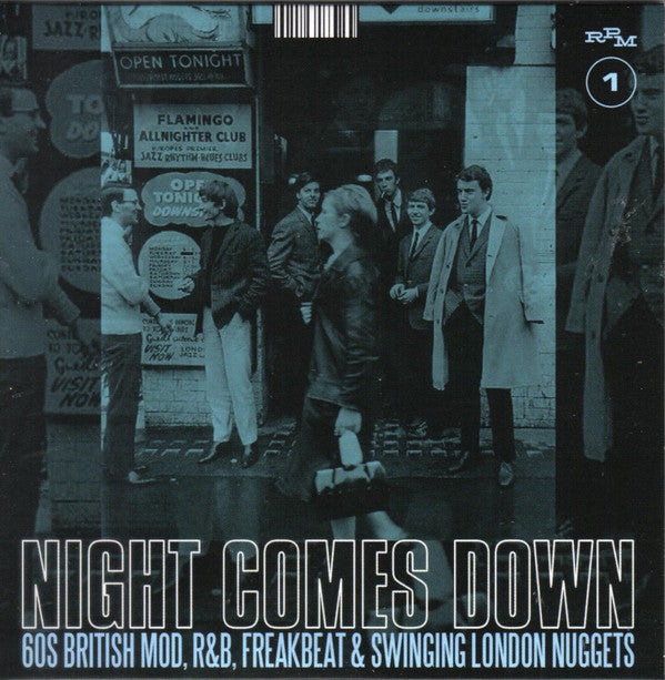 Various : Night Comes Down (60s British Mod, R&B, Freakbeat & Swinging London Nuggets) (3xCD, Comp, RM + Box)