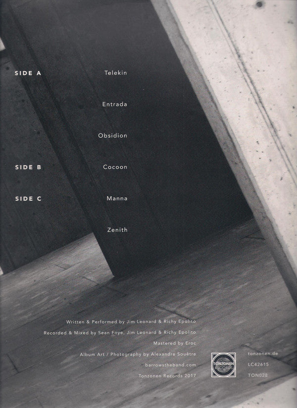 Barrows : Obsidion (LP, 180 + LP, S/Sided, 180 + Album, Ltd)