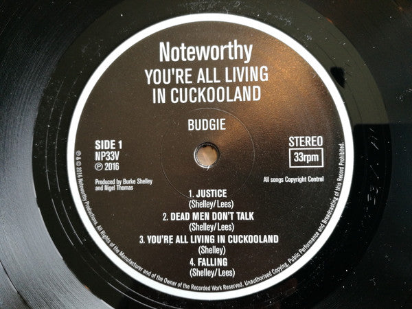 Budgie : You're All Living In Cuckooland (LP, Album)