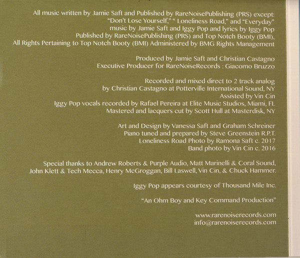 Jamie Saft, Steve Swallow, Bobby Previte With Iggy Pop : Loneliness Road (CD, Album)