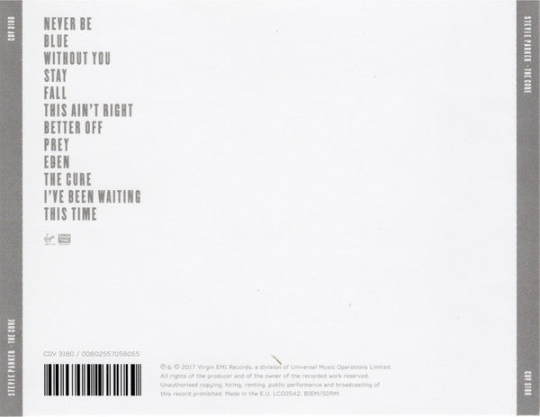 Stevie Parker : The Cure (CD, Album)