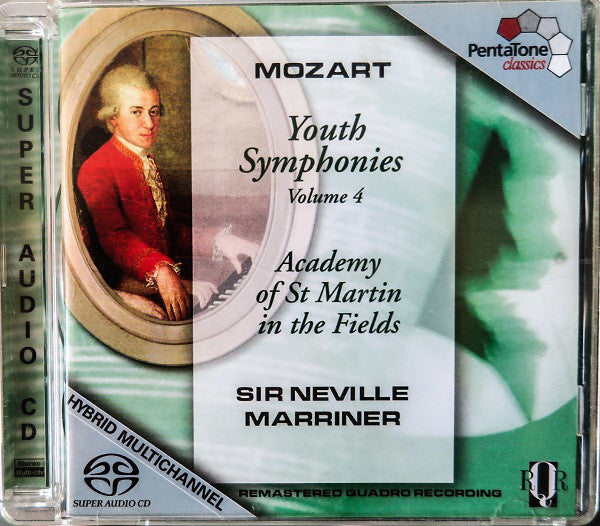 Wolfgang Amadeus Mozart, The Academy Of St. Martin-in-the-Fields, Sir Neville Marriner : Youth Symphonies, volume 4 (SACD, Hybrid, Multichannel, Comp, RM)