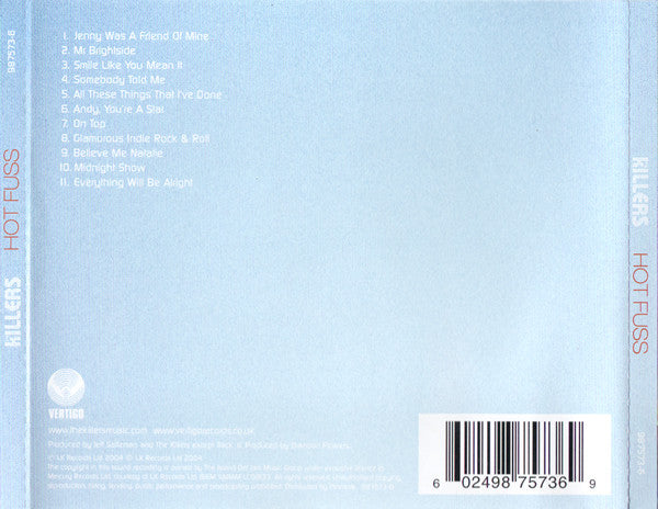 The Killers : Hot Fuss (CD, Album, RE, EDC)