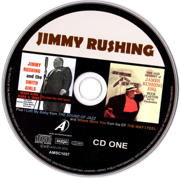 Jimmy Rushing : Four Classic Albums Plus (2xCD, Album, Comp)