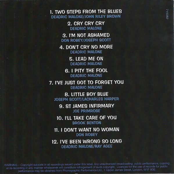 Bobby Bland : Two Steps From The Blues (CD, Album, RE)