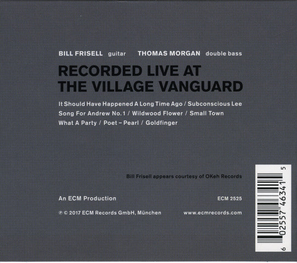 Bill Frisell / Thomas Morgan (4) : Small Town (CD, Album)