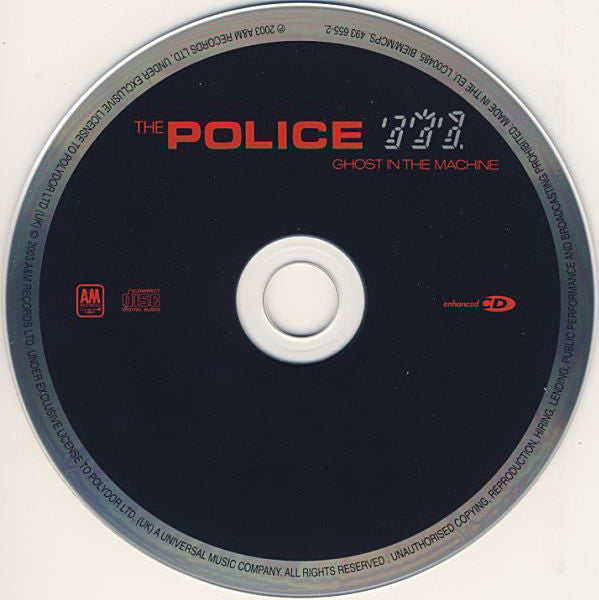 The Police : Ghost In The Machine (CD, Album, Enh, RE, RM)