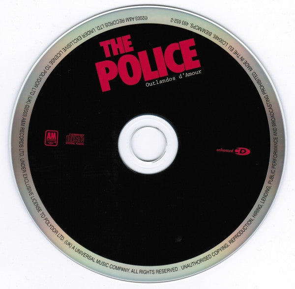 The Police : Outlandos D'Amour (CD, Album, Enh, RE, RM)