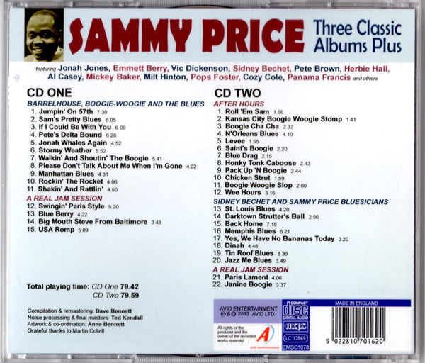 Sammy Price : Three Classic Albums Plus (2xCD)