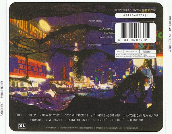 Radiohead : Pablo Honey (CD, Album, RE)