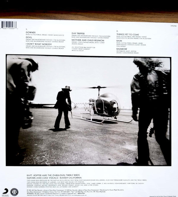 Randy California : Kapt. Kopter And The (Fabulous) Twirly Birds (LP, Album, Ltd, RE, Whi)
