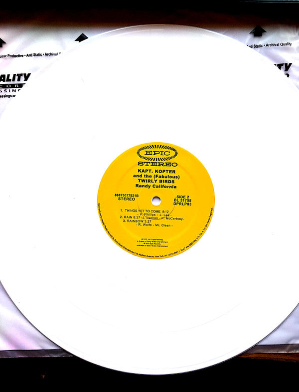 Randy California : Kapt. Kopter And The (Fabulous) Twirly Birds (LP, Album, Ltd, RE, Whi)
