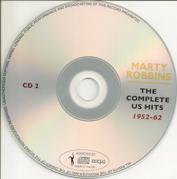 Marty Robbins : The Complete US Hits 1952 - 62 (2xCD, Comp)