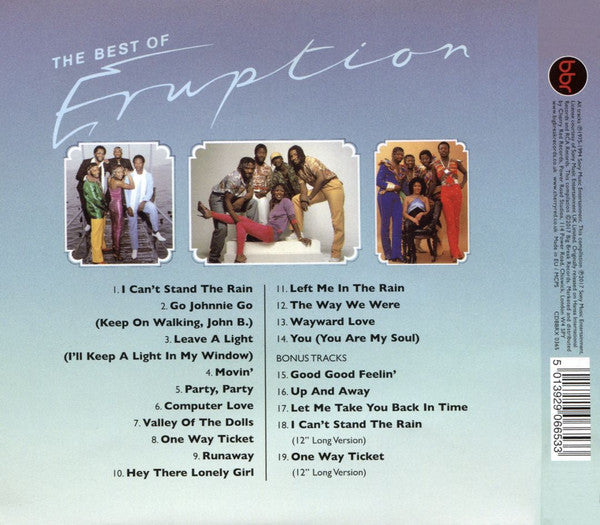 Eruption (4) : The Best Of Eruption (CD, Comp, RE, RM, Sup)