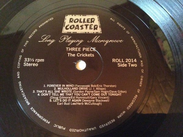 The Crickets (2) : Three Piece (LP, Album)