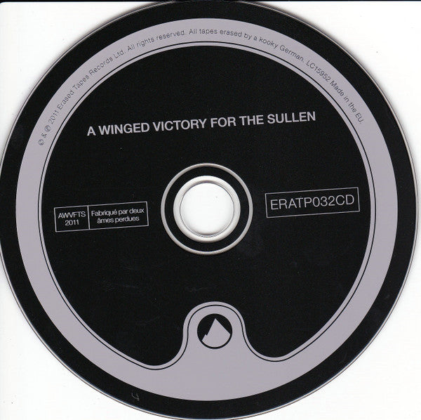 A Winged Victory For The Sullen : A Winged Victory For The Sullen (CD, Album, RP)