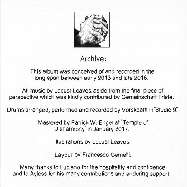 Locust Leaves : A Subtler Kind Of Light (CD, Album)