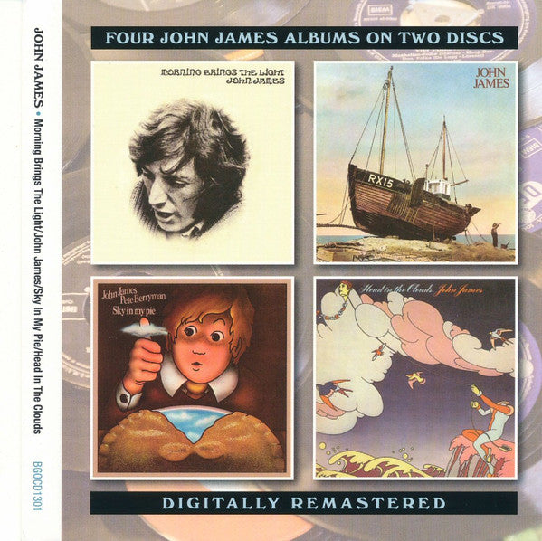 John James (2) : Morning Brings The Light / John James / Sky In My Pie / Head In The Clouds (2xCD, Comp, RM)