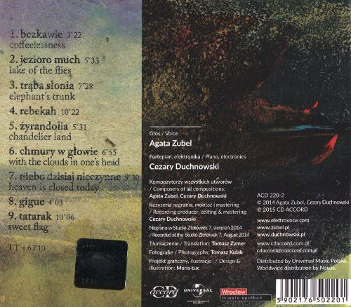 ElettroVoce - Agata Zubel, Cezary Duchnowski : Znikad Historie = Stories Nowhere From (CD, Album)