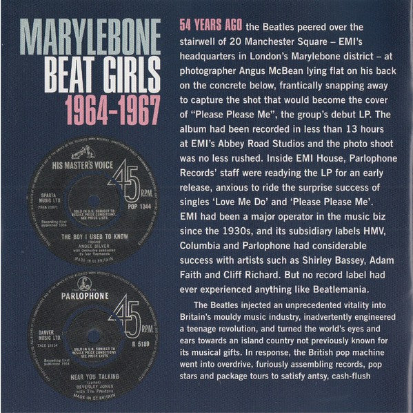Various : Marylebone Beat Girls 1964-1967 (CD, Comp)