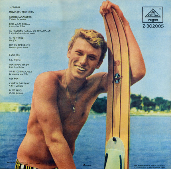 Johnny Hallyday : Los Grandes Exitos De Johnny Hallyday (LP, Comp, RE)