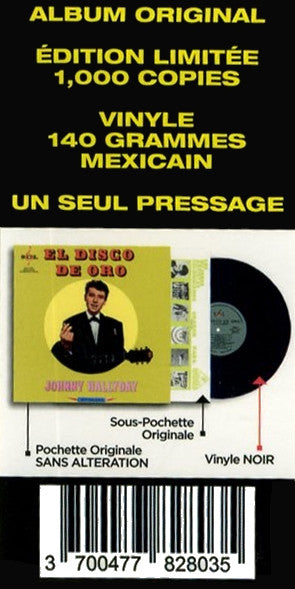 Johnny Hallyday : El Disco De Oro (LP, Comp, Ltd, RE)