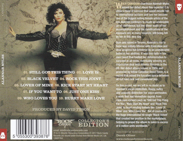 Alannah Myles : Alannah Myles (CD, Album, RE, RM)