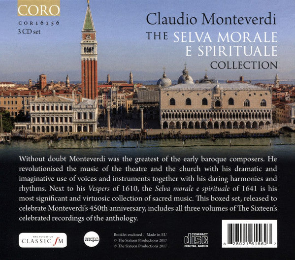 Claudio Monteverdi, The Sixteen, Harry Christophers : The Selva Morale E Spirituale Collection (3xCD, Comp)