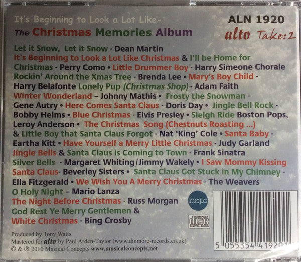 Various : (It's Beginning To Look A Lot Like) The Christmas Memories Album (CD, Comp)