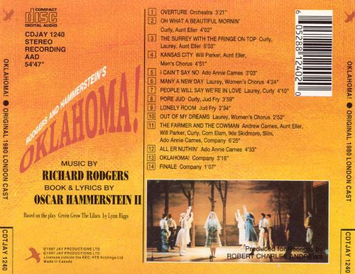 "Oklahoma!" Original 1980 London Cast : Oklahoma! (CD, Album)