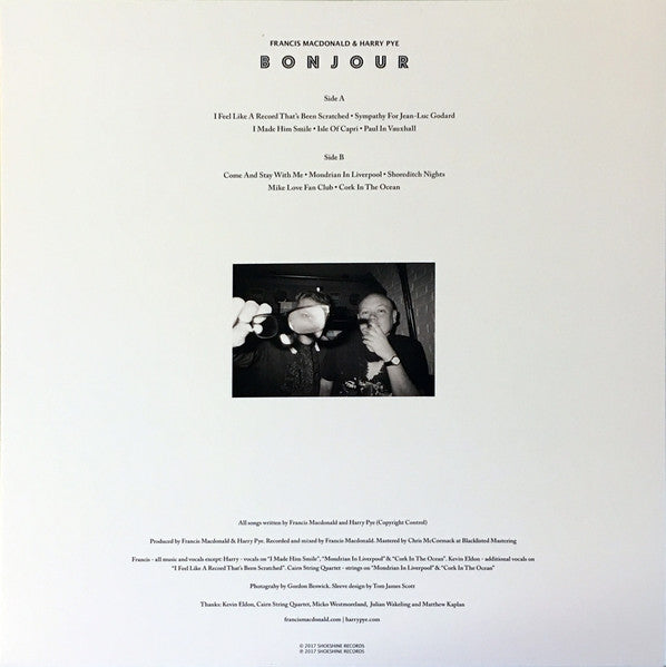 Francis Macdonald & Harry Pye (2) : Bonjour (LP, Ltd)