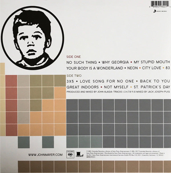 John Mayer : Room For Squares (LP, Album, RE, 180)