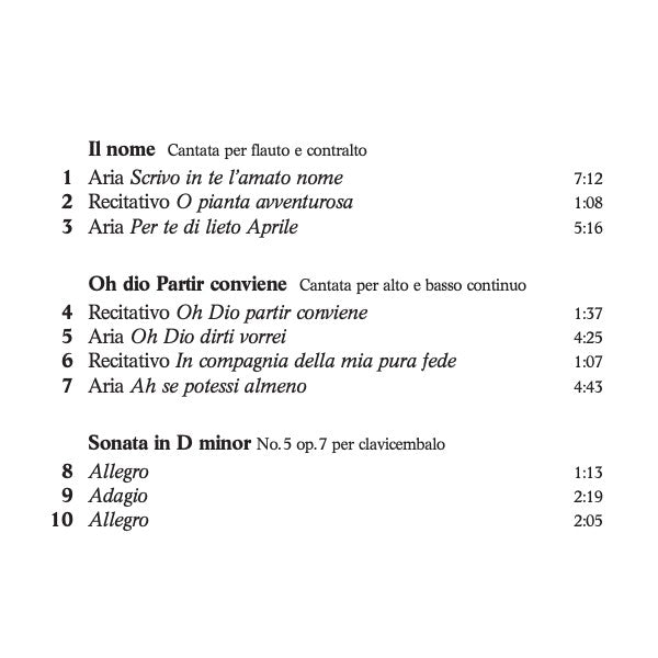Johann Adolf Hasse, Filippo Mineccia, Il Gioco De' Matti : Arcadian Cantatas (CD, Album)