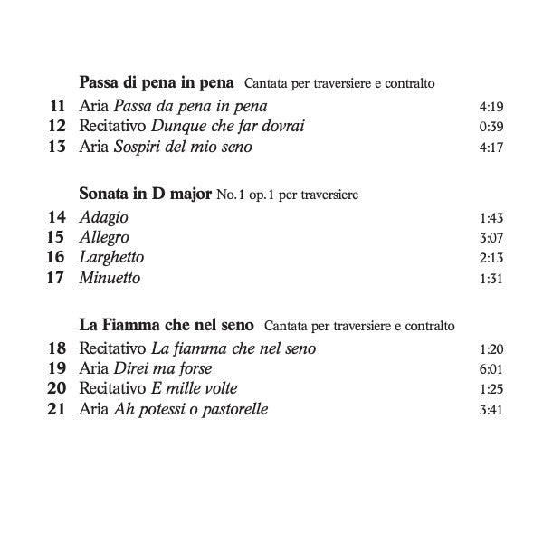 Johann Adolf Hasse, Filippo Mineccia, Il Gioco De' Matti : Arcadian Cantatas (CD, Album)