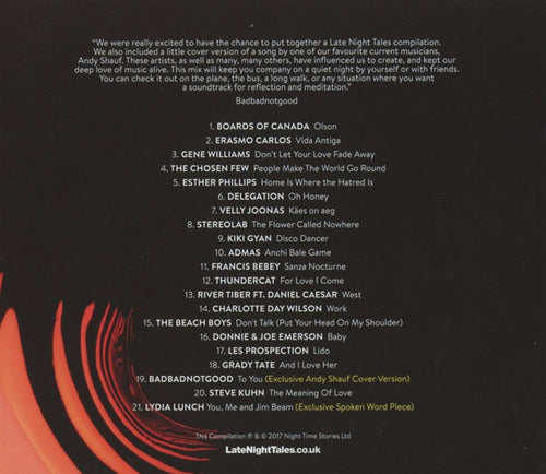 BadBadNotGood : LateNightTales (CD, Comp, Mixed)