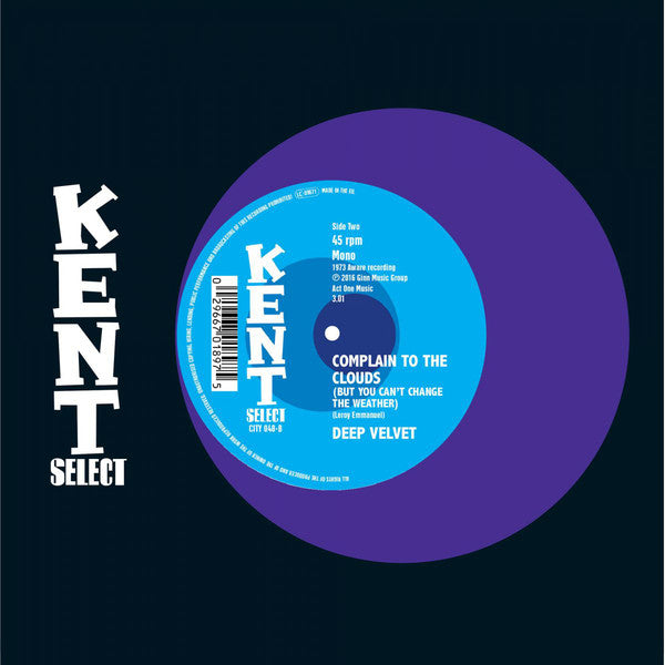 Lorraine Johnson / Deep Velvet (2) : A Love Like Yours / Complain To The Clouds (7", Single)
