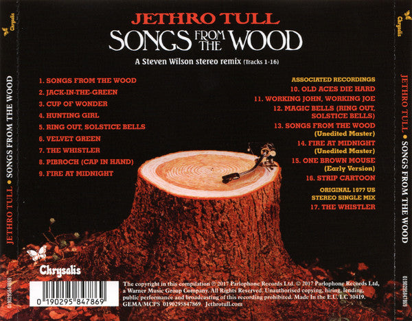 Jethro Tull : Songs From The Wood 40th Anniversary Edition (The Steven Wilson Remix) (CD, Album, RE, Rem)