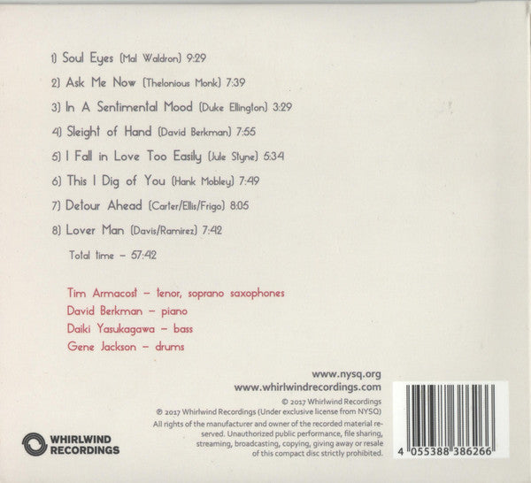 New York Standards Quartet : Sleight Of Hand (CD, Album)