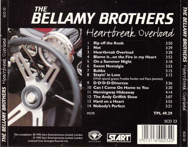 Bellamy Brothers : Heartbreak Overload (CD, Comp)