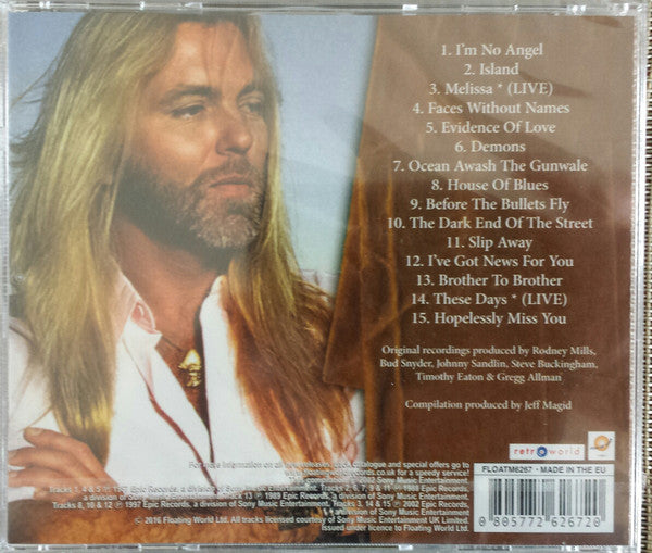 Gregg Allman : No Stranger To The Dark: The Best Of Gregg Allman (CD, Comp, RE)