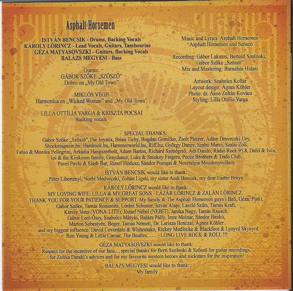 Asphalt Horsemen : Brotherhood (CD, Album)