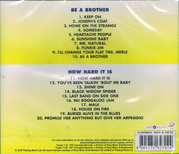 Big Brother & The Holding Company : Be A Brother / How Hard It Is (CD, Comp)
