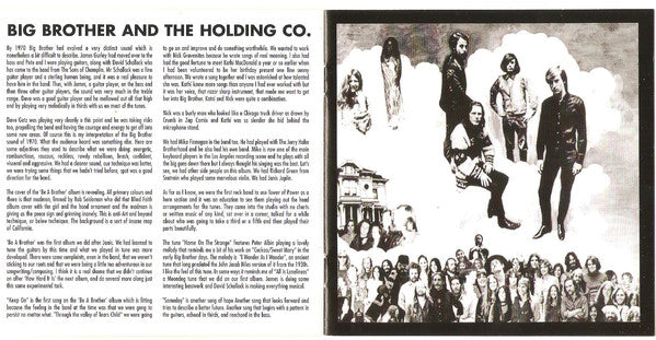 Big Brother & The Holding Company : Be A Brother / How Hard It Is (CD, Comp)